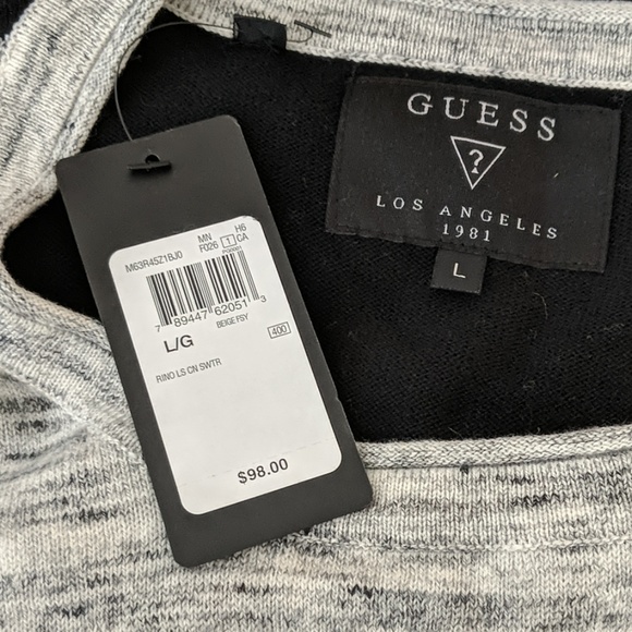 GUESS Men's Longsleeve Casual Sweater - Picture 4 of 6